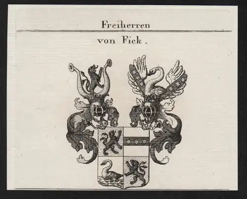 Freiherren von Fick - Wappen coat of arms