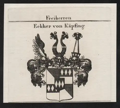 Freiherren Eckher von Käpfing - Wappen coat of arms