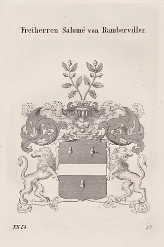Freiherren Salomé von Ramberviller - Wappen coat of arms