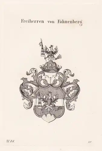 Freiherren von Fahnenberg - Wappen coat of arms