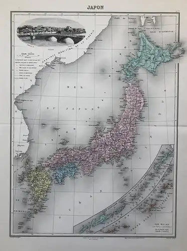 Japon - Japan Japon Asia Asien Karte map