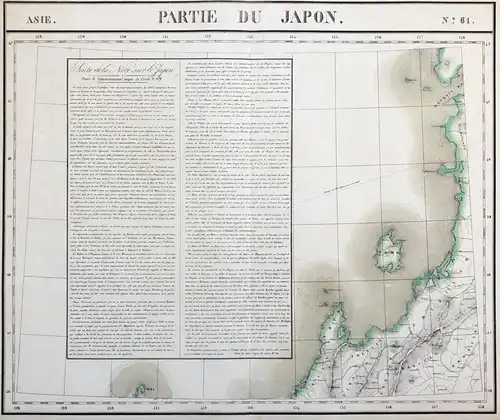 Partie du Japon. No. 61 - Japan Asia Asien Karte map