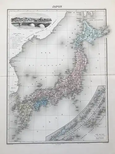 Japon - Japan Japon Asia Asien Karte map