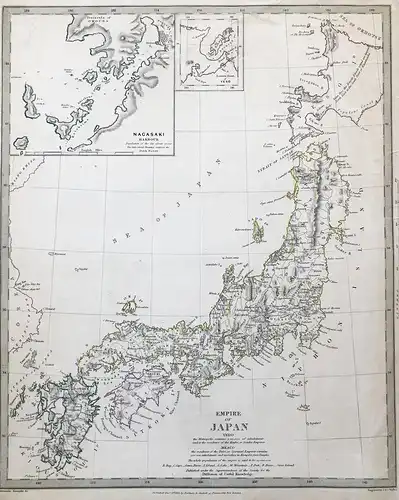 Empire of Japan - Japan Korea Coree China Asia Asien Karte map