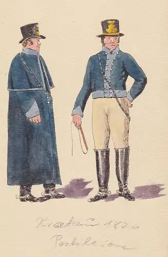 Krakau 1820 Postillione - Post poste  Uniform Postuniform
