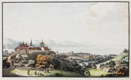 Ansicht von Lausanne / View of Lausanne