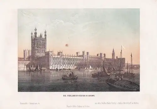 Die Parlaments-Häuser in London - Parliament Parlament Ansicht