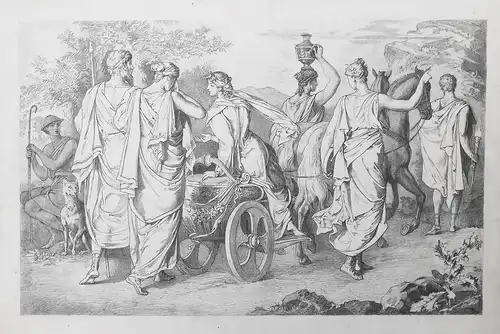 Die Vestalinnen verlassen Rom nach Caere // Vestal virgins leaving Rome for Caere