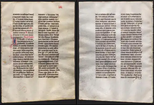 Missal Missale manuscript manuscrit Handschrift - (Blatt / leaf LXVI)