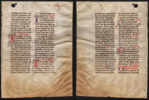 Missal Missale manuscript manuscrit Handschrift - (Blatt / leaf CCC)