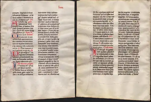 Missal Missale manuscript manuscrit Handschrift - (Blatt / leaf LXXIII)