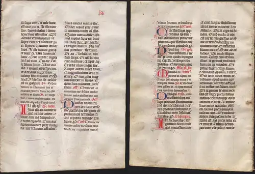 Missal Missale manuscript manuscrit Handschrift - (Blatt / leaf LXV)