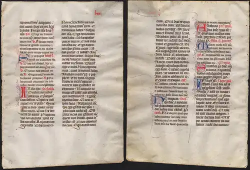 Missal Missale manuscript manuscrit Handschrift - (Blatt / leaf LXIX)