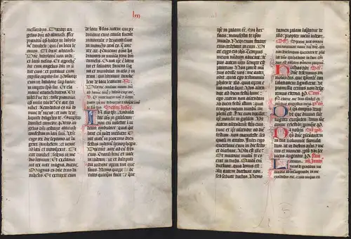 Missal Missale manuscript manuscrit Handschrift - (Blatt / leaf LXXI)