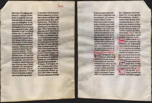 Missal Missale manuscript manuscrit Handschrift - (Blatt / leaf LXXXVI)