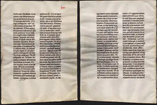 Missal Missale manuscript manuscrit Handschrift - (Blatt / leaf LXXXX)