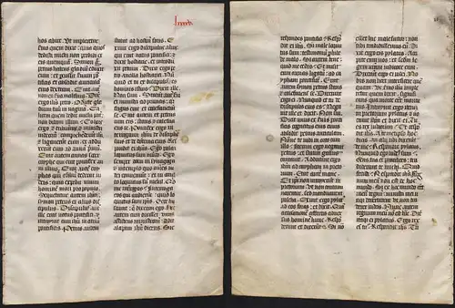 Missal Missale manuscript manuscrit Handschrift - (Blatt / leaf LXXXXV)