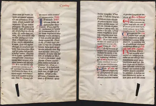 Missal Missale manuscript manuscrit Handschrift - (Blatt / leaf CXXXVIII)