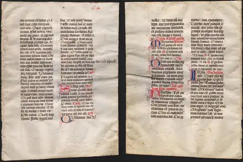 Missal Missale manuscript manuscrit Handschrift - (Blatt / leaf CXLI)