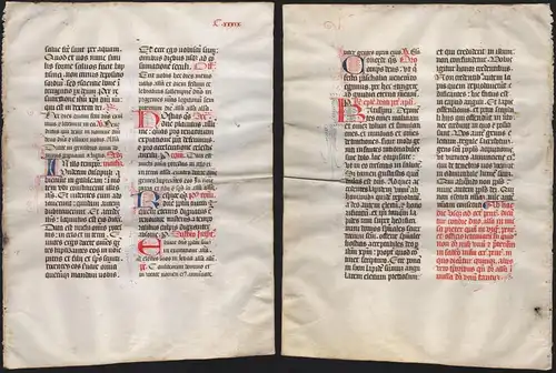 Missal Missale manuscript manuscrit Handschrift - (Blatt / leaf CXXXIX)