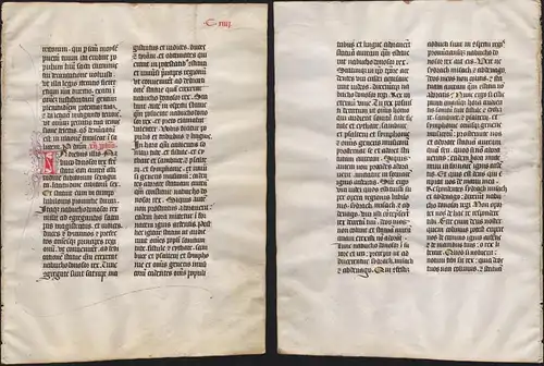 Missal Missale manuscript manuscrit Handschrift - (Blatt / leaf CXIIII)