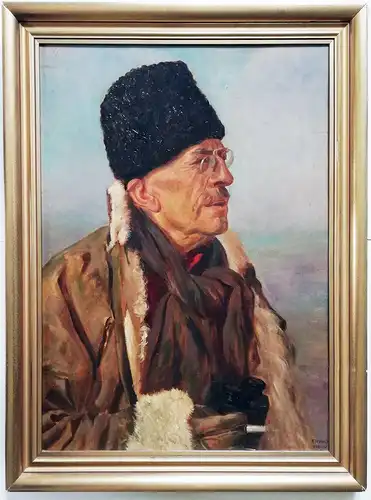 Portrait of Swedish explorer Sven Hedin 