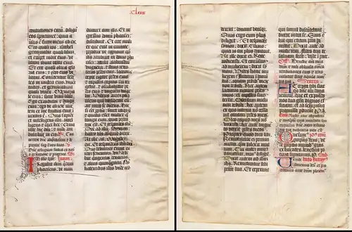 Missal Missale manuscript manuscrit Handschrift - (Blatt / leaf CLXXIX)