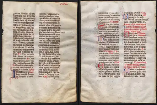 Missal Missale manuscript manuscrit Handschrift - (Blatt / leaf CCCVII)