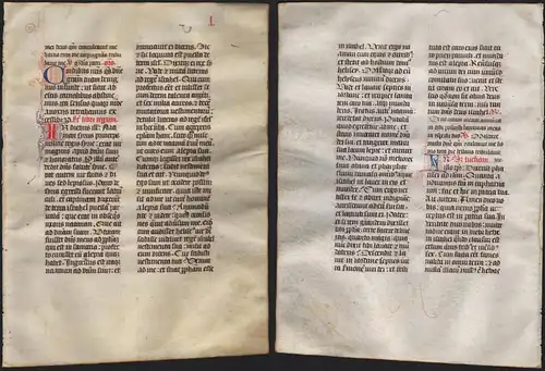 Missal Missale manuscript manuscrit Handschrift - (Blatt / leaf L)