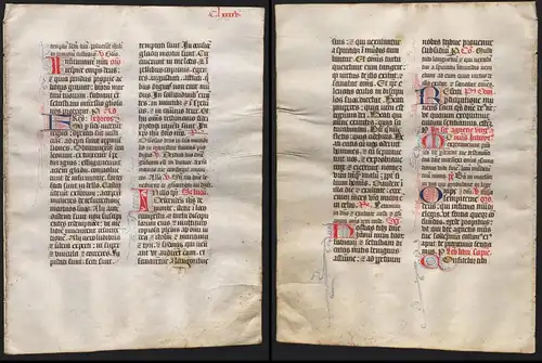 Missal Missale manuscript manuscrit Handschrift - (Blatt / leaf CLXXXXV)