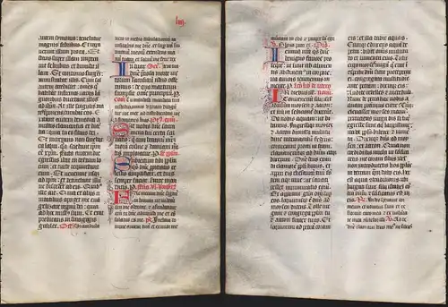 Missal Missale manuscript manuscrit Handschrift - (Blatt / leaf LIIII)
