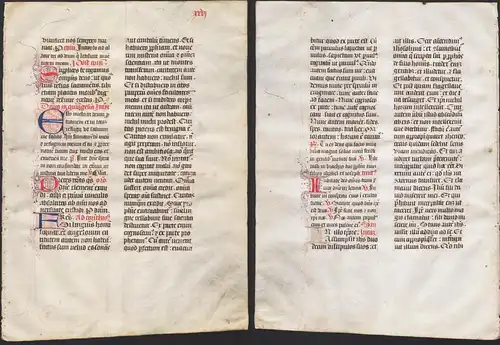 Missal Missale manuscript manuscrit Handschrift - (Blatt / leaf XXVI)