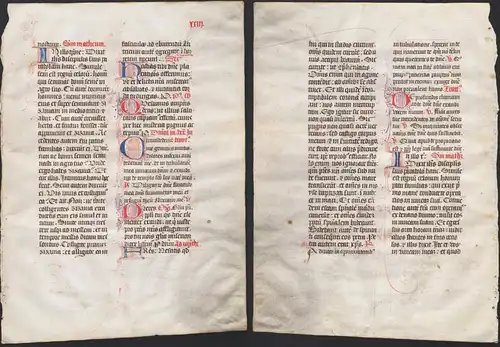Missal Missale manuscript manuscrit Handschrift - (Blatt / leaf XXIII)