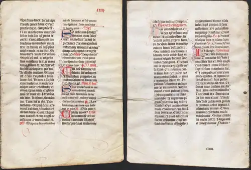 Missal Missale manuscript manuscrit Handschrift - (Blatt / leaf XXXII)