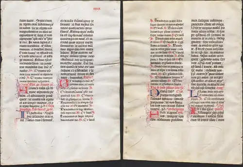 Missal Missale manuscript manuscrit Handschrift - (Blatt / leaf XXXIX)