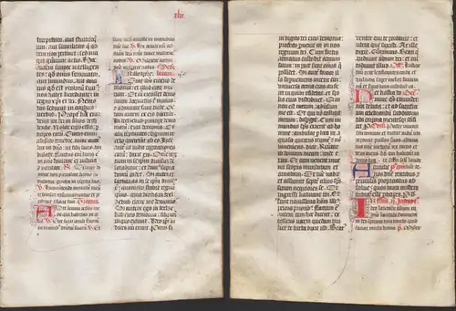 Missal Missale manuscript manuscrit Handschrift - (Blatt / leaf XLIX)