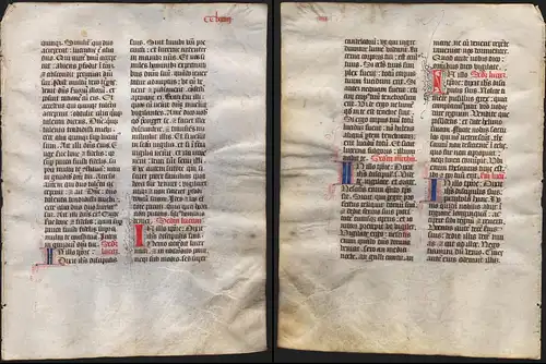 Missal Missale manuscript manuscrit Handschrift - (Blatt / leaf CCLXXIIII)