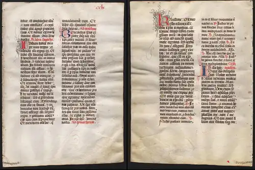 Missal Missale manuscript manuscrit Handschrift - (Blatt / leaf CCLX)