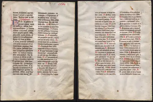 Missal Missale manuscript manuscrit Handschrift - (Blatt / leaf CCLXVII)