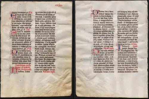 Missal Missale manuscript manuscrit Handschrift - (Blatt / leaf CCLXXI)
