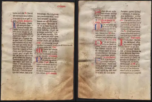 Missal Missale manuscript manuscrit Handschrift - (Blatt / leaf CCLXXXIII)
