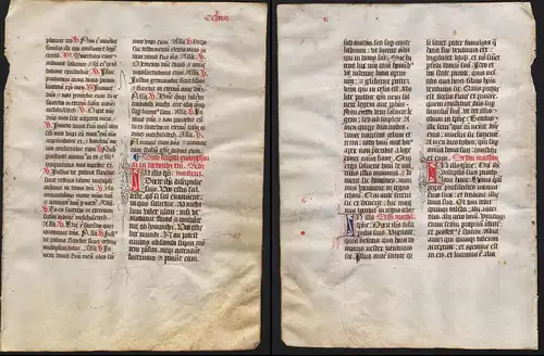 Missal Missale manuscript manuscrit Handschrift - (Blatt / leaf CCLXXIII)