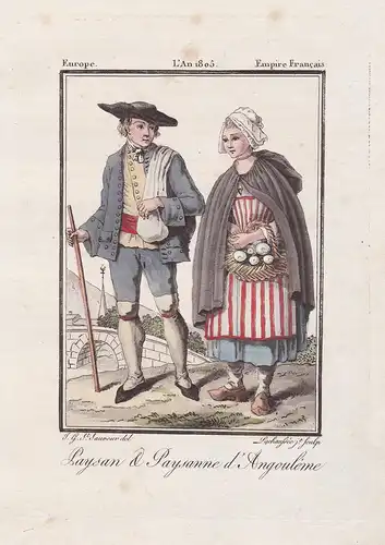 Paysan & Paysanne d'Angouleme - Angouleme Nouvelle-Aquitaine France Frankreich Tracht Trachten costume