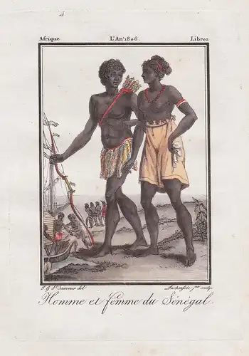 Homme et Femme du Senegal - Tracht Trachten costume