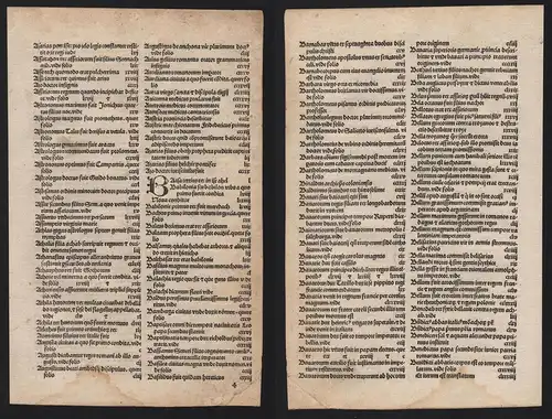 (4) - Inkunabel Incunable / Register Liber Chronicarum / Weltchronik