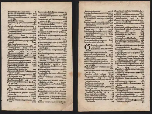 (7) - Inkunabel Incunable / Register Liber Chronicarum / Weltchronik