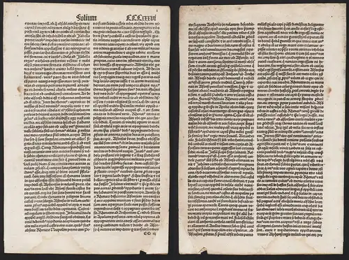 (Blatt CCCXXXVI) - Inkunabel Incunable / Italia Italy Italien Liber Chronicarum / Weltchronik