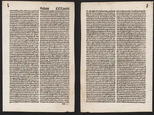 (Blatt CCCXXXIIII) - Inkunabel Incunable / Italia Italy Italien Liber Chronicarum / Weltchronik