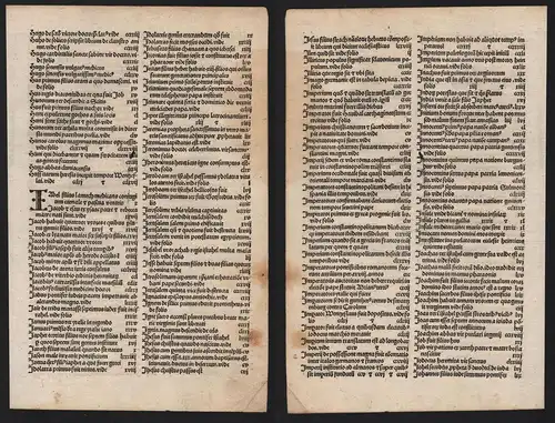 Inkunabel Incunable / Register Liber Chronicarum / Weltchronik