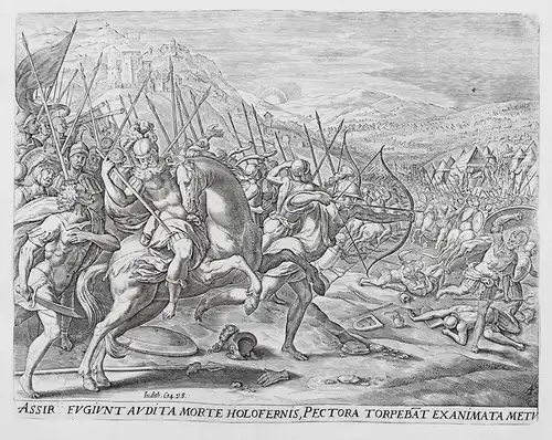 Assir Eugiunt audita morte Holofernis, Pectora Torpebat exanimata... - The Assyrian army overcome / The Israel